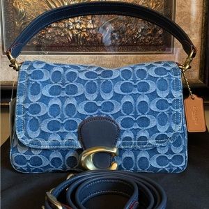 Coach Denim Soft Tabby